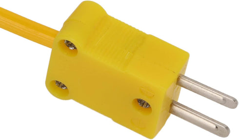 K Type Thermocouple, Temperature Probe Heat Resistant Steel Sensor with Insulated Handle