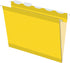 Pendaflex Ready-Tab Reinforced Hanging Folders, Letter Size, Yellow, 25/BX