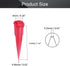 Utoolmart Industrial Blunt Tip Tapered Dispensing Fill Needle 25ga Red 120pcs by Utoolmart