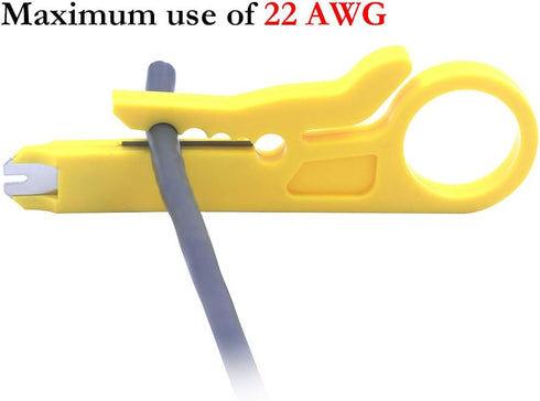 VCE Combo Keystone Punch Down Stand and Mini Wire Stripper Cutter for RJ45/RJ11 Keystone Jack