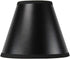 3x6x5 Black Parchment Gold-Lined Chandelier Candle Clip Lampshade - Perfect for chandeliers,