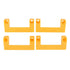 4pcs Garage Organizer Tool Storage, Tape Measure Clip Plastic Holder for Ladder Workbench Electric Tool Organization