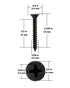 40 Packs Table Top Fasteners, Z Clips for Table Tops, Black
