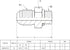 (2-PACK) 6400-08-10-O Hydraulic Hose Adapter Fitting - 1/2" Male JIC 37° Flare × 5/8" Male O-Ring