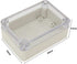 YXQ Clear Cover Junction Box, IP65 Waterproof Dustproof ABS Enclosure Cable Project Case (3pcs, 83x58x33mm)