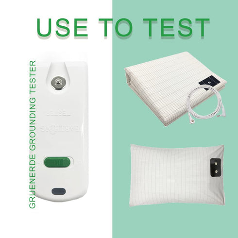 Grounding Continuity Tester Kit: Test Continuity and Effectiveness of Grounding Sheets with 15ft Grounding Cord