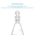 stonylab Glass 24/40 Erlenmeyer Flask with Stopper, 500 ml Borosilicate Glass Heavy Wall Flask with 24/40 Joint