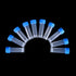 36PCS 5ml Cryo Tubes, Plastic Sample Vials with Screw Caps, PP Material, Silica Gel Gasket, Free from DNase, RNase