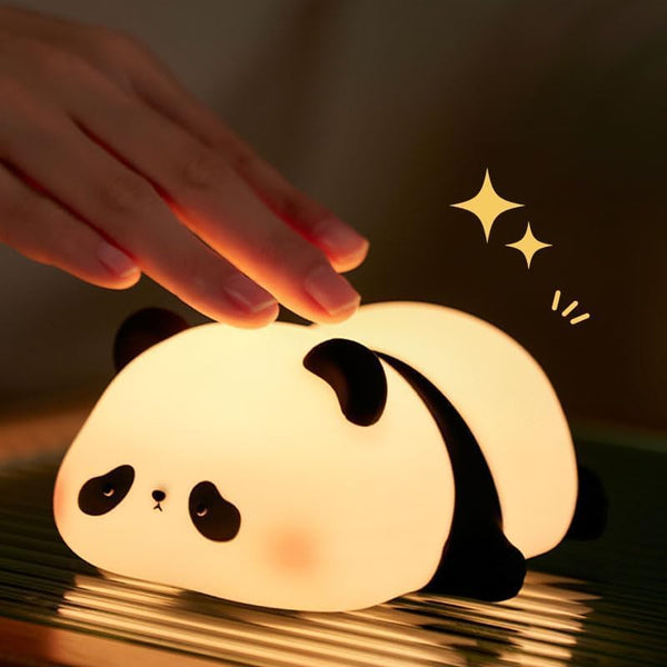 Cute Duck Lamp,Fun Lying Flat Duck Panda Night Light,LED Squishy Animal Novelty