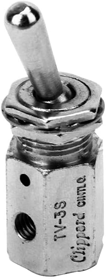 TV-3S Electric Solenoid Air Valve: Knob Toggle Value Switch, Pneumatic Mechanical 2 Position 3 Way
