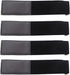 Reusable Ladder Straps - Quality Hook and Loop Tie Down Straps, Multipurpose Storage Straps (33'' x 2'') (Black 4 Pack)