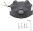 5W 5LED YWBL-WHkfq16rmbit YWBL-WH LED Wall Sconce, Modern Round Aluminum Outdoor Black Wall Light Warm Light