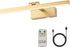 Joosenhouse Picture Light Battery Operated Dimmable Wireless Picture Light with Timer Remote