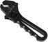 Dokili 3AN-16AN Adjustable Fitting Wrench, Lightweight Black Aluminum Tool for Hose Fitting