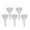 Funnel Polypropylene Plastic 60mm Diameter, 5-Pack