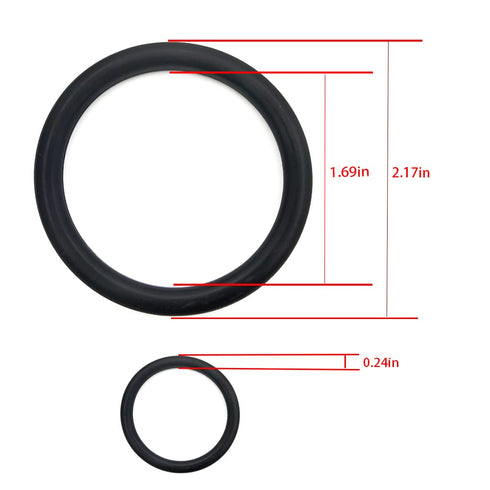 Pack of 8 O-Rings Bumper Fender Quick Release Fasteners Replacement Rubber Bands