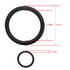 Pack of 8 O-Rings Bumper Fender Quick Release Fasteners Replacement Rubber Bands