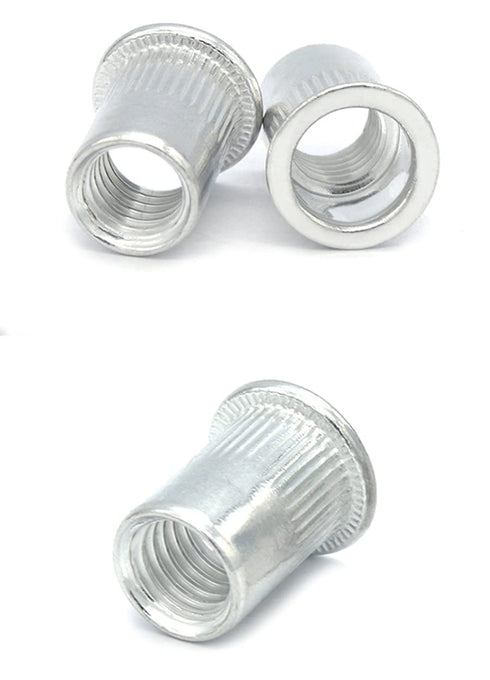 Chiloskit 30 PCS M8 Aluminum Metric Thread Rivet Nut Inserts
