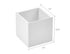 Bostitch Office Konnect Pencil Cup Desk Organizer, White Pen Cup for Office Supplies