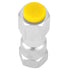 Hydraulic Test Adapter G1/4 for Lab Pumps, M16x2 Thread Pressure Test Point Coupling for Hydraulic System Detection