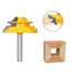 Totowood 45 3-Piece Set, 31/64", 37/64",3/4" 1/4 Inch (3PCS 1/4 (3PCS 1/4 Degree Lock Miter Router Bit for Cutting