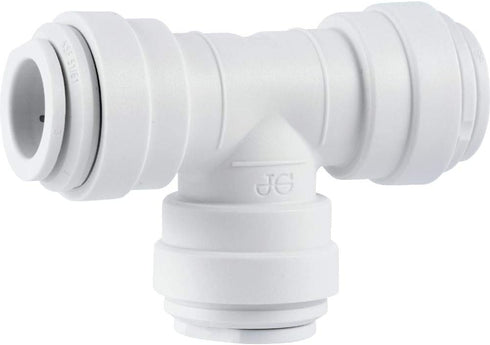 John Guest Speedfit 3/8 Inch Union Tee Connector, Push to Connect Plastic Plumbing Fitting