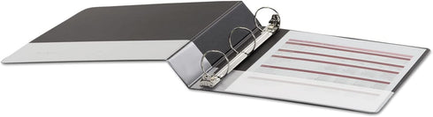 Universal 20971 Economy Round Ring View Binder, 1-1/2-Inch Capacity, Black
