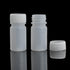 100Pcs 10ml PE Plastic Empty Small Mouth Graduated Lab Chemical Container, Reagent Bottle, Sample Sealing