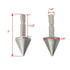 Woodworking Square Hole Drill Bit Sharpener Mortise Chisel Bit Sharpening Tool Up to 1/2" Bit Grit #220/600-2Pack