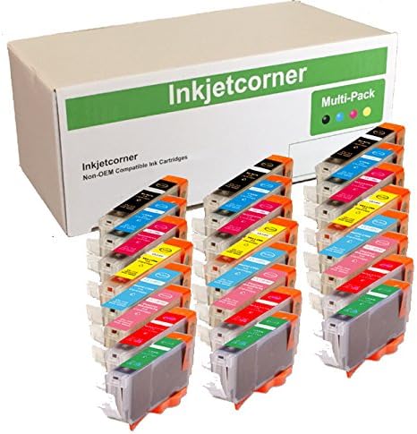 Inkjetcorner Compatible Ink Cartridges Replacement for CLI-8, Pro9000 Mark II (24-Pack)