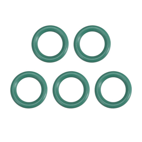uxcell Fluorine Rubber O-Rings, 12mm OD 7.2mm ID 2.4mm Width FKM Seal Gasket, Green, Pack of 5