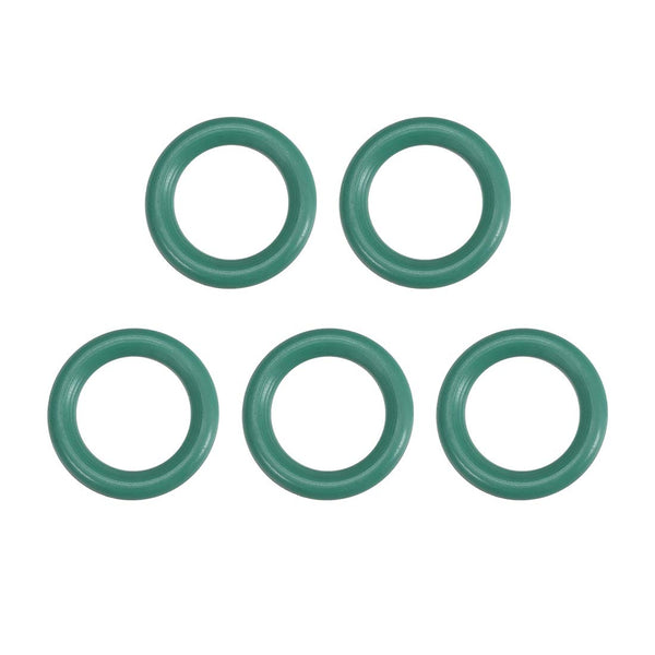 uxcell Fluorine Rubber O-Rings, 12mm OD 7.2mm ID 2.4mm Width FKM Seal Gasket, Green, Pack of 5