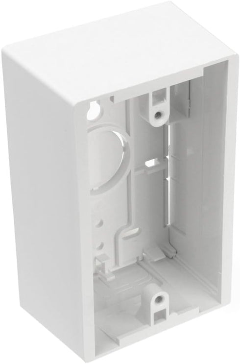 Leviton Surface Mount Backbox, Single Gang, 1.89", 42777-1WA, White, Plastic