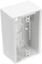 Leviton Surface Mount Backbox, Single Gang, 1.89", 42777-1WA, White, Plastic