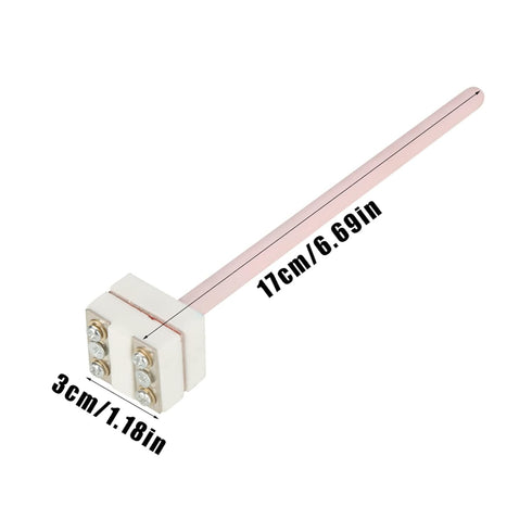 WRP-100 5.9" S-type Platinum Rhodium Thermocouple Temperature Sensor Probe 99 Corundum Porcelain Tube 0~1300? for Air Conditioning Indoor Canopy Medicine