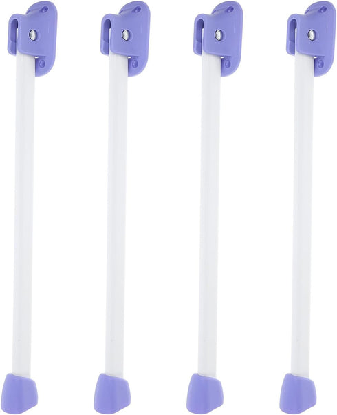 SHINYPASING Foldable Table Legs 33cm Metal Folding Legs for Side Table 4pcs Set
