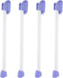 SHINYPASING Foldable Table Legs 33cm Metal Folding Legs for Side Table 4pcs Set