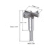 Woodworking Hole Opener Drill Bit,42mm Forstner Drill Bits Tungsten Carbide Wood Hole Saw Hinge Drilling Boring Bit Cutter