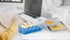 HAN 997-643, A7, Croco Flashcard Index Box. for Learning Vocabulary in an Ingeniously Simple Way, Translucent Blue