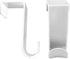 1st Choice Over The Door Hooks Hangers, White Plastic Laundry Hanger, 2 Pack