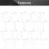 Othmro 7ml 200pcs Plastic Lab Centrifuge Tubes, 14 * 62mm Vial Test Tube Sample Storage Container