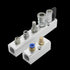 4 Way Pneumatic Manifold Air Distribution Block, G1/2 Supply Port, G1/4-Inch Output Port, Aluminum Alloy
