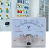 Square Analog Volt Pointer Needle Panel Meter, AC Pointer Voltmeter 0-500V Scale Range Voltage Test