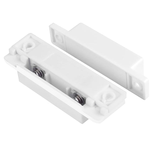 MC-31 Surface Mount Wired NC Door Contact Sensor, Magnetic Reed Switch Alarm, White 5 Pair