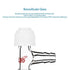 StonyLab Glass Inlet Thermometer Adapter, 14/20 Joint with Side Serrated Hose Connection