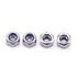 M10-1.5 Nylon Insert Hex Lock Nuts, 10 pcs, 304 Stainless Steel 18-8 Locknut, Bright Finish, DIN985