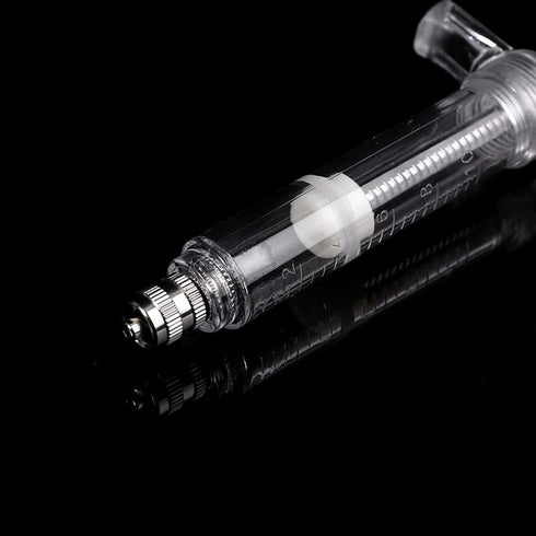 100ml Plastic and Stainless Steel Syringe, Reusable Measuring Syringe Tools for Animal Veterinary, Industrial