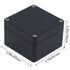 2 Packs Junction Box IP65 Waterproof ABS Plastic Electrical Project Case with 8 PCS M16 Cable Glands (3.27x3.19x2.2inch)