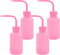 4 Packs Tattoo Wash Bottle Water Squirt Squeeze Diffuser Bottles (Pink, 150ml)