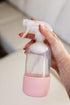 Glass Spray Bottles 16 oz with Silicone Sleeve, Clear Glass for Cleaning Solutions, Essential Oils, Food Safe